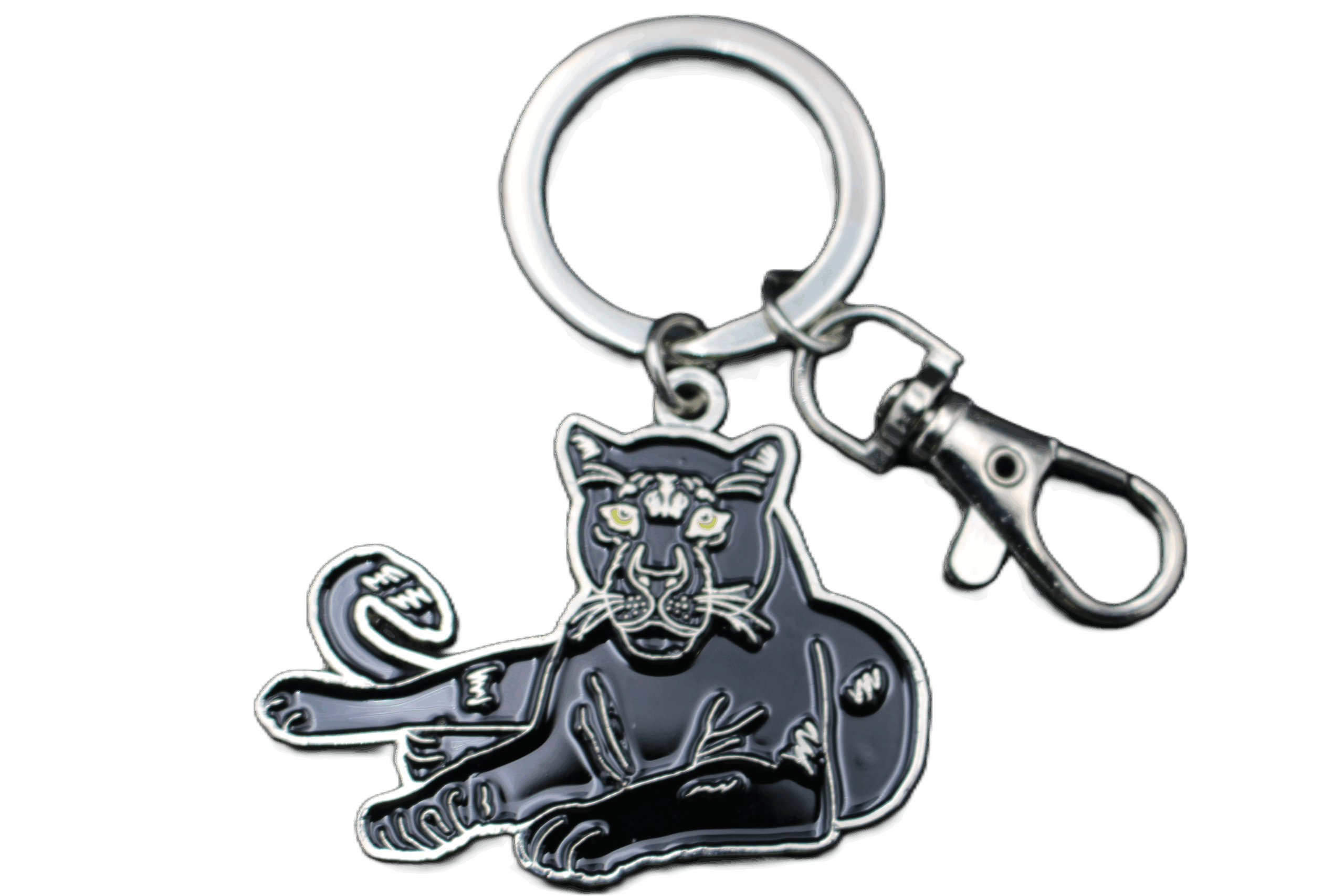 1-161PN Panthere noire ss fd porte-clés métal tortue