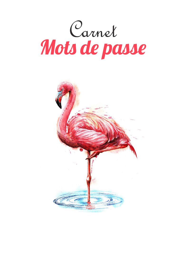Marquage Art flamant rose