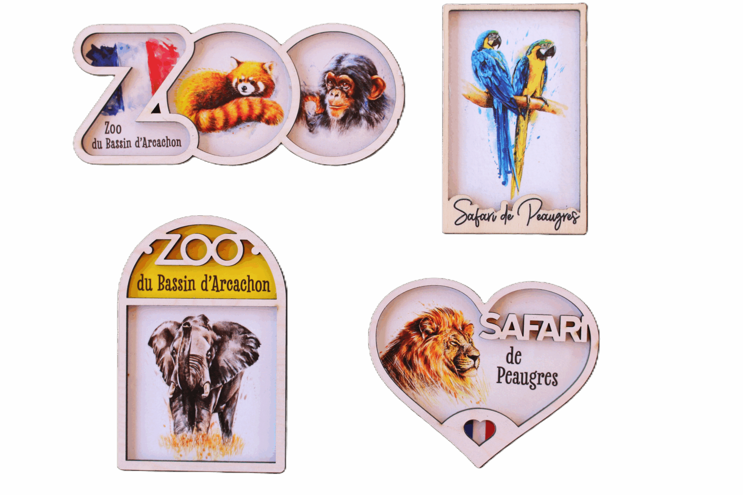 Magnet aluminium chouette