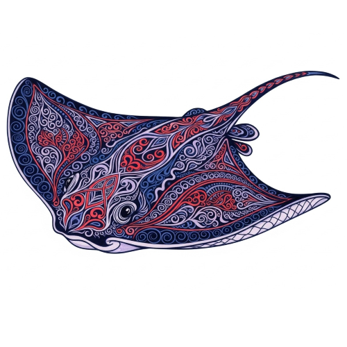 Marquage art poisson clown