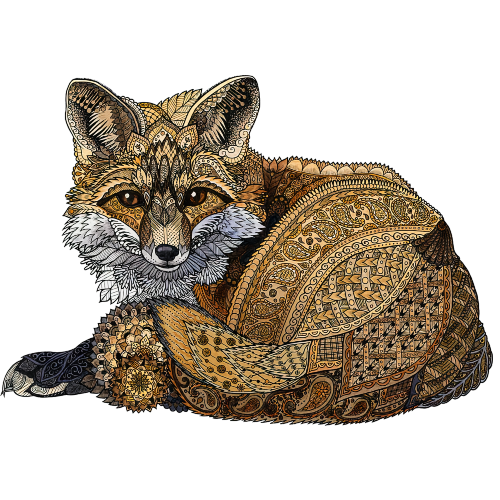 Marquage Art panda roux