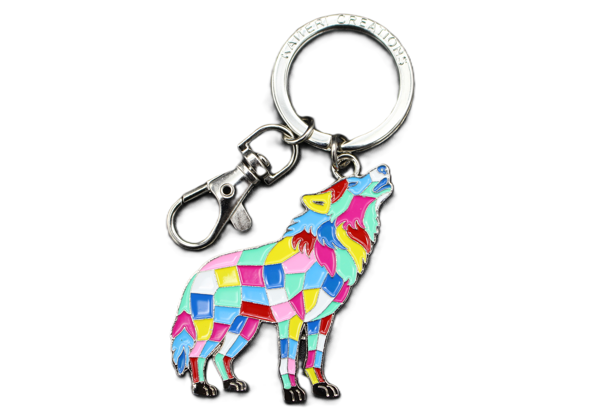 porte-clés métal dragon