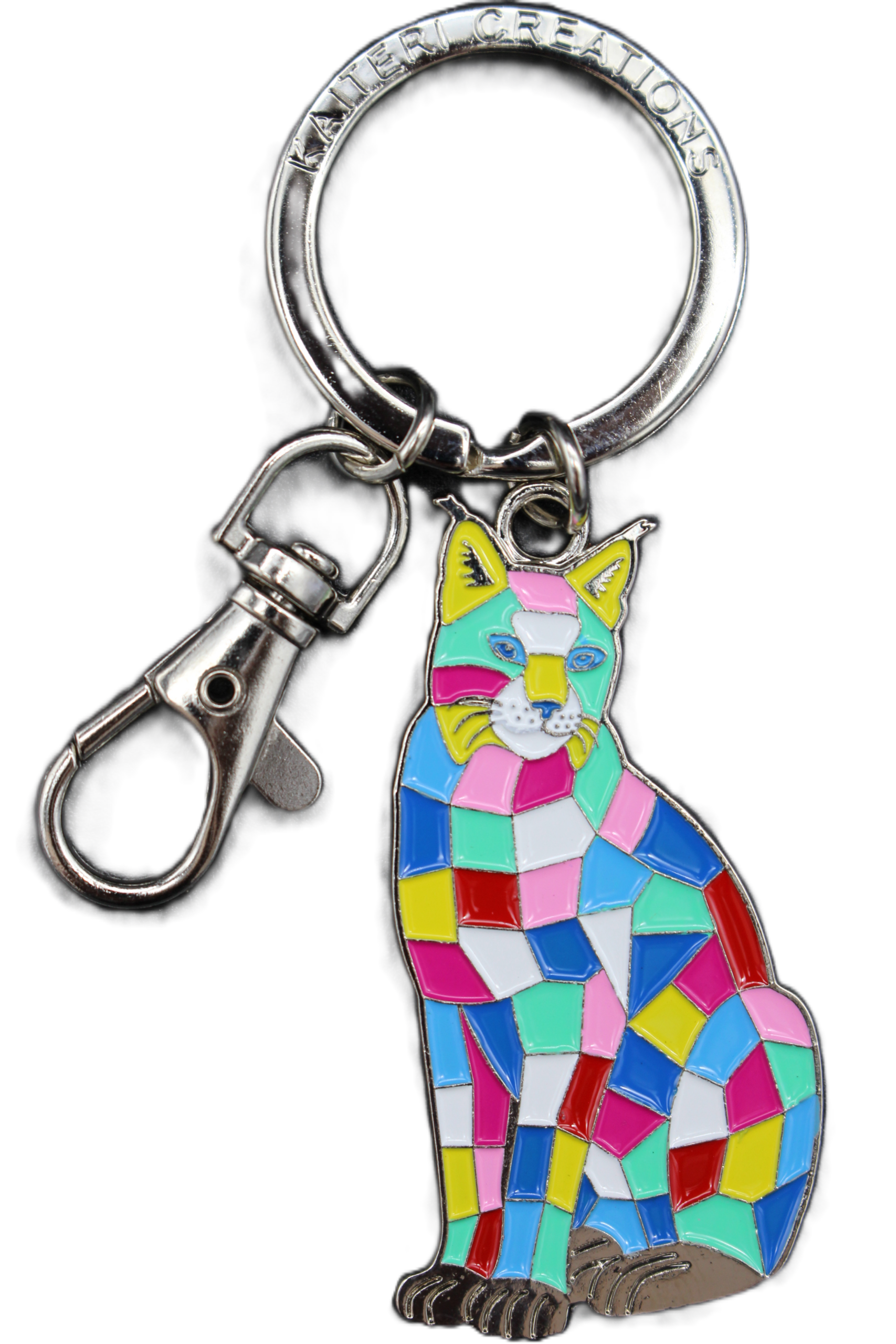 Porte-clés métal cerf