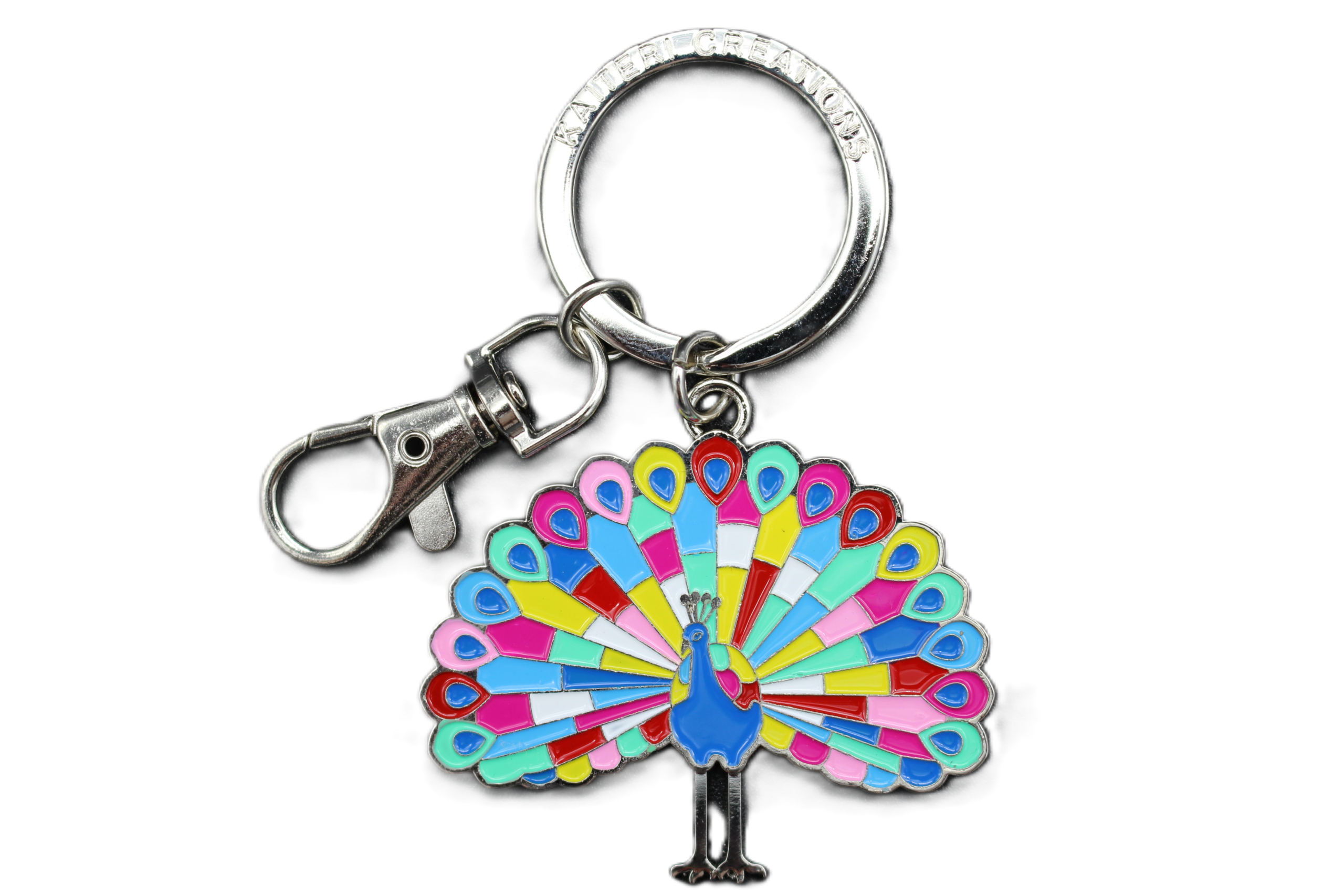 Porte-clés métal Chouette Harfang