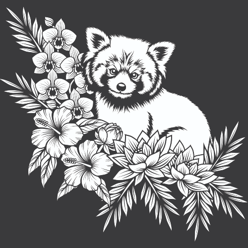 Marquage Art Loup
