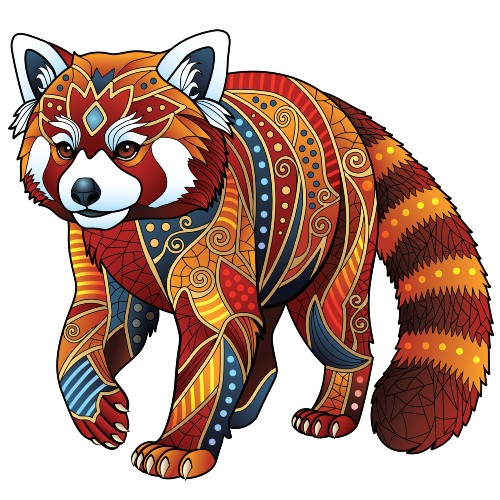 Marquage Art panda roux