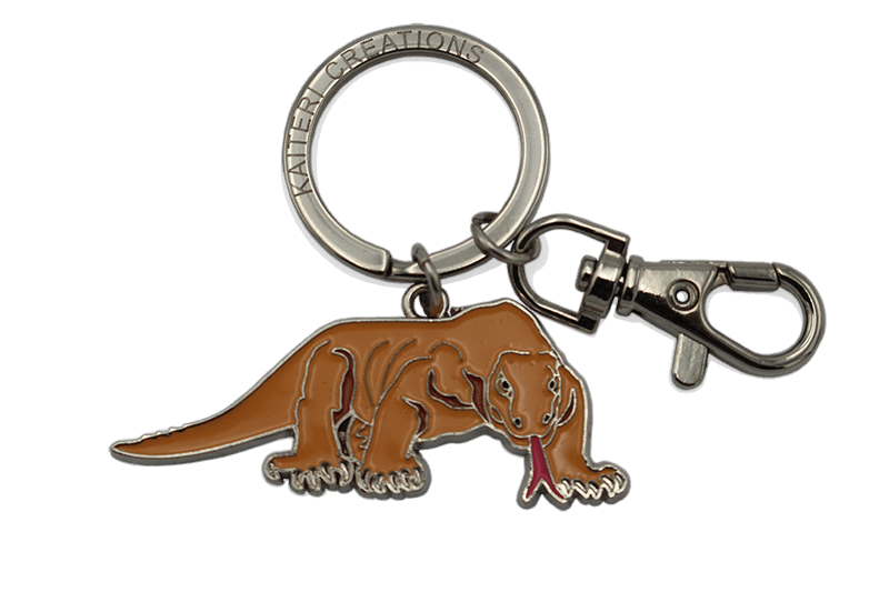 porte-clés métal dragon