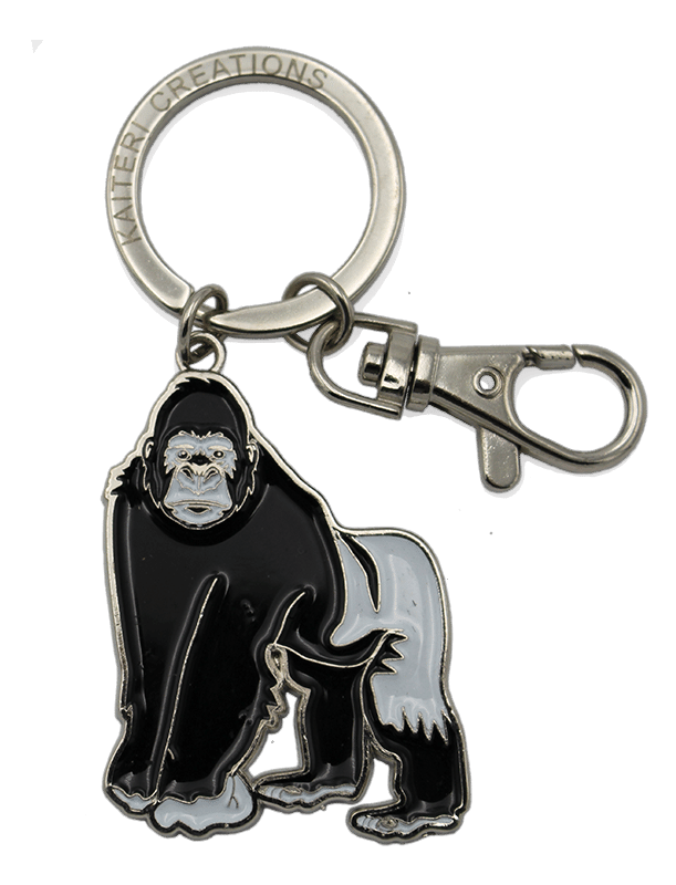 porte-clés métal gorille