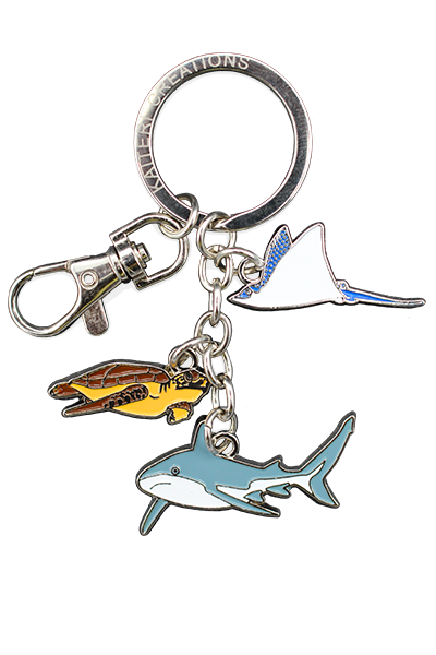 Porte-clés charms requins
