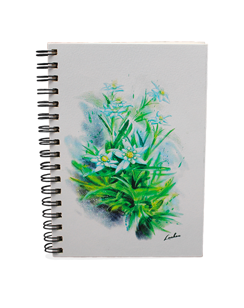 Carnet art edelweiss