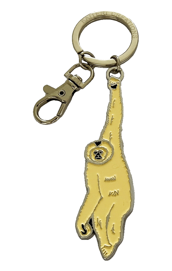 Porte-clés métal cerf
