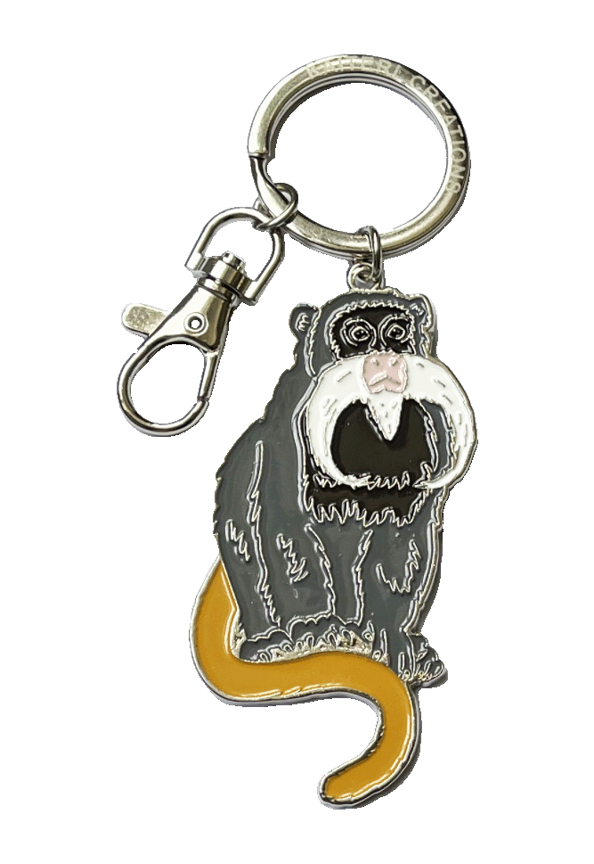 porte-clés métal suricate