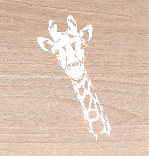 marquage girafe bois